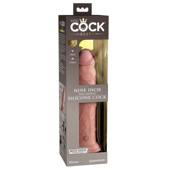 Фаллос King Cock 9&quot; Silicone Dual Density