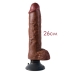Фаллос-вибратор 10&quot; Vibrating Cock with Balls