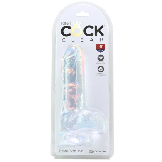 Фаллос King Cock Clear 6&quot;, Pipedream