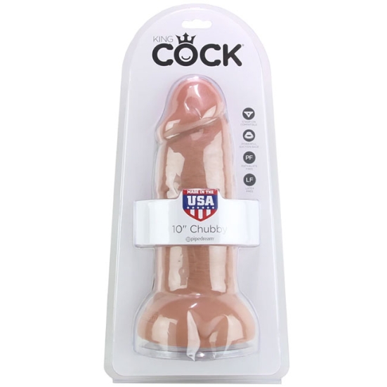 Фаллос King Cock 10&quot; Chubby, Pipedream